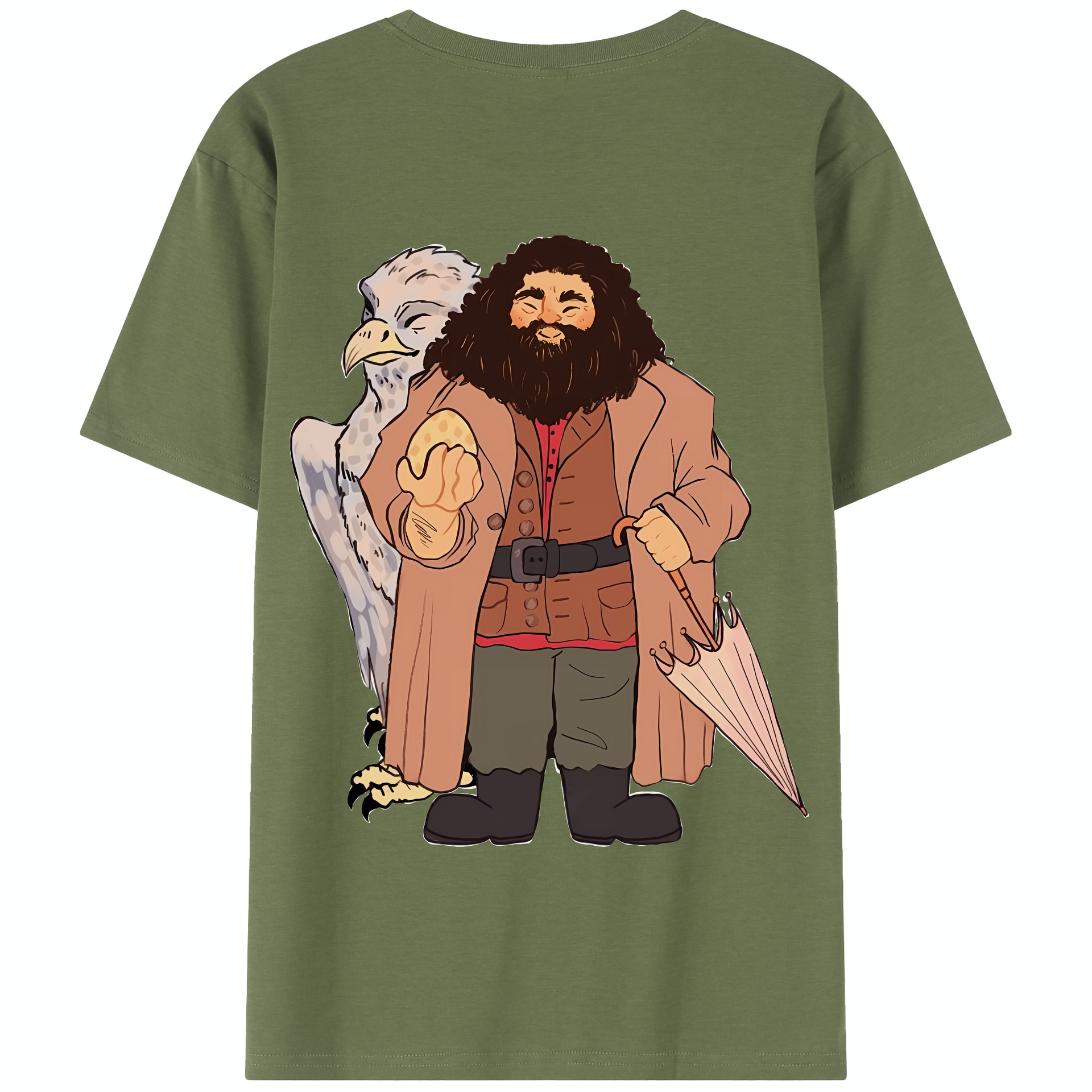 （画像用） Harry Potter ハリー・ポッターシリーズ 綿100％半袖Tシャツ（背面プリント）